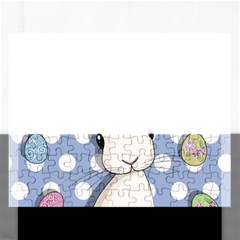 Easter Bunny  Rectangular Jigsaw Puzzl by Valentinaart