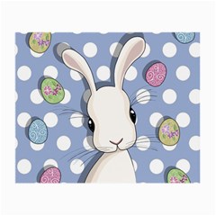 Easter Bunny  Small Glasses Cloth (2-side) by Valentinaart