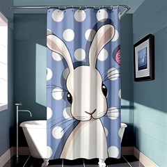 Easter Bunny  Shower Curtain 36  X 72  (stall)  by Valentinaart