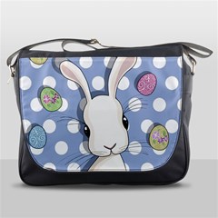 Easter Bunny  Messenger Bags by Valentinaart