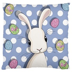 Easter Bunny  Large Cushion Case (two Sides) by Valentinaart