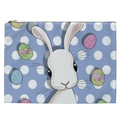 Easter Bunny  Cosmetic Bag (xxl)  by Valentinaart