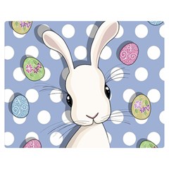 Easter Bunny  Double Sided Flano Blanket (medium)  by Valentinaart