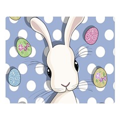 Easter Bunny  Double Sided Flano Blanket (large)  by Valentinaart