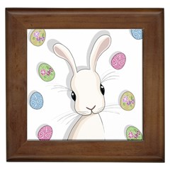 Easter Bunny  Framed Tiles by Valentinaart