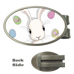 Easter Bunny  Money Clips (oval)  by Valentinaart