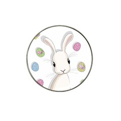 Easter Bunny  Hat Clip Ball Marker (4 Pack) by Valentinaart