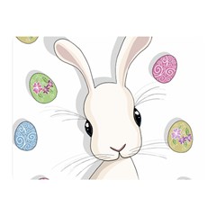 Easter Bunny  Double Sided Flano Blanket (mini)  by Valentinaart