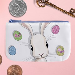 Easter Bunny  Large Coin Purse by Valentinaart