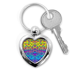 Flowers In The Most Beautiful Sunshine Key Chains (heart)  by pepitasart