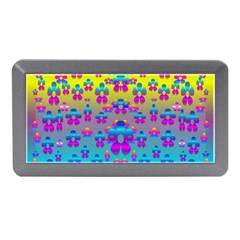 Flowers In The Most Beautiful Sunshine Memory Card Reader (mini) by pepitasart