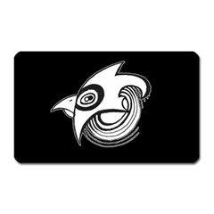 Bird Magnet (rectangular) by ValentinaDesign