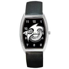 Bird Barrel Style Metal Watch by ValentinaDesign