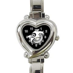 Bird Heart Italian Charm Watch by ValentinaDesign