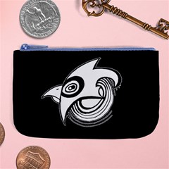 Bird Large Coin Purse by ValentinaDesign