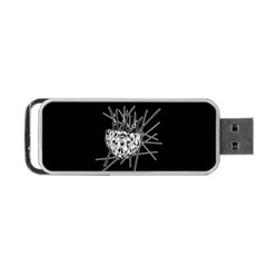 Bird Portable Usb Flash (one Side) by ValentinaDesign