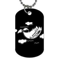 Bird Dog Tag (two Sides) by ValentinaDesign