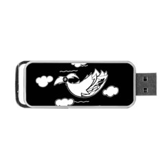 Bird Portable Usb Flash (one Side) by ValentinaDesign