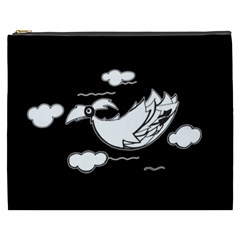 Bird Cosmetic Bag (xxxl)  by ValentinaDesign