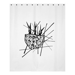 Bird Shower Curtain 60  X 72  (medium)  by ValentinaDesign