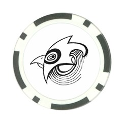 Bird Poker Chip Card Guard (10 Pack) by ValentinaDesign