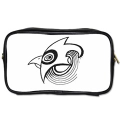 Bird Toiletries Bags 2-side by ValentinaDesign