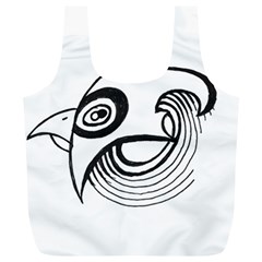 Bird Full Print Recycle Bags (l)  by ValentinaDesign