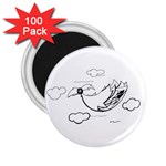 Bird 2.25  Magnets (100 pack)  Front