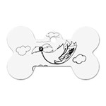 Bird Dog Tag Bone (Two Sides) Front