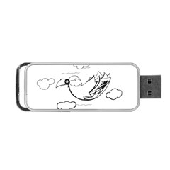 Bird Portable Usb Flash (one Side) by ValentinaDesign