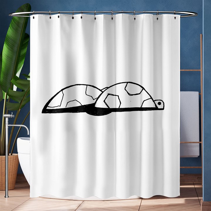 Turtle Shower Curtain 60  x 72  (Medium) 