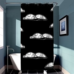 Turtle Shower Curtain 36  X 72  (stall)  by ValentinaDesign