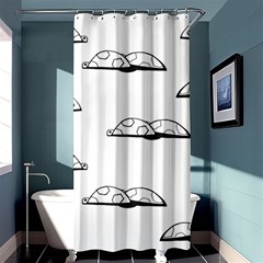 Turtle Shower Curtain 36  X 72  (stall)  by ValentinaDesign