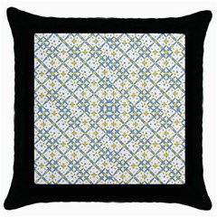 Vivid Check Geometric Pattern Throw Pillow Case (black) by dflcprints