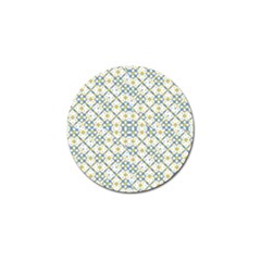 Vivid Check Geometric Pattern Golf Ball Marker (10 Pack) by dflcprints