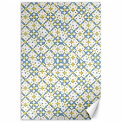 Vivid Check Geometric Pattern Canvas 20  X 30   by dflcprints