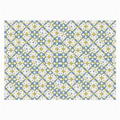 Vivid Check Geometric Pattern Large Glasses Cloth by dflcprints