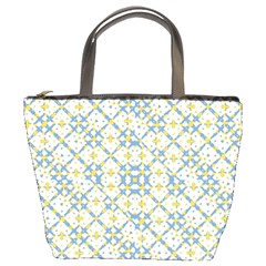 Vivid Check Geometric Pattern Bucket Bags by dflcprints