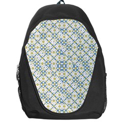 Vivid Check Geometric Pattern Backpack Bag by dflcprints