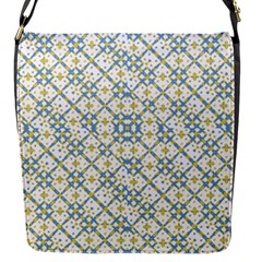 Vivid Check Geometric Pattern Flap Messenger Bag (s) by dflcprints