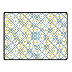 Vivid Check Geometric Pattern Double Sided Fleece Blanket (small)  by dflcprints