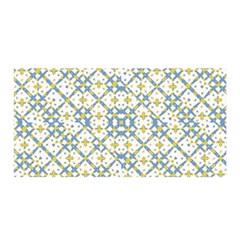 Vivid Check Geometric Pattern Satin Wrap by dflcprints