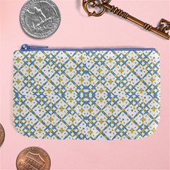 Vivid Check Geometric Pattern Large Coin Purse by dflcprints