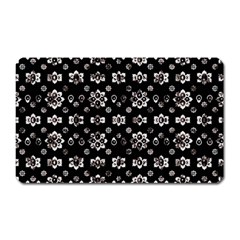 Dark Luxury Baroque Pattern Magnet (rectangular) by dflcprints