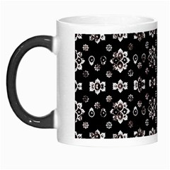 Dark Luxury Baroque Pattern Morph Mugs by dflcprints