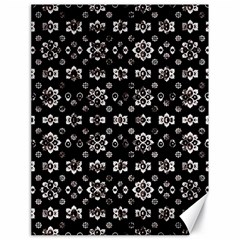 Dark Luxury Baroque Pattern Canvas 18  X 24   by dflcprints