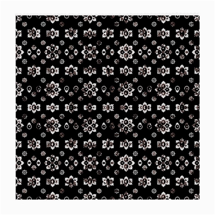 Dark Luxury Baroque Pattern Medium Glasses Cloth (2-Side)