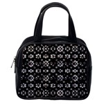 Dark Luxury Baroque Pattern Classic Handbags (One Side) Front