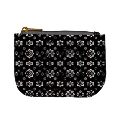 Dark Luxury Baroque Pattern Mini Coin Purses by dflcprints