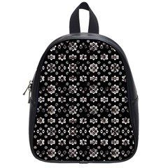 Dark Luxury Baroque Pattern School Bag (small) by dflcprints